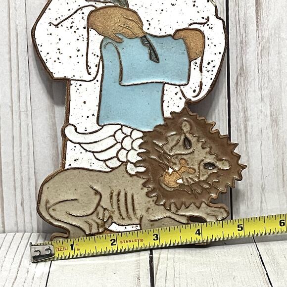 Saint Andrew's Abbey Ceramics St. Mark Evangelist Plaque Made in America 9" - Picture 6 of 6